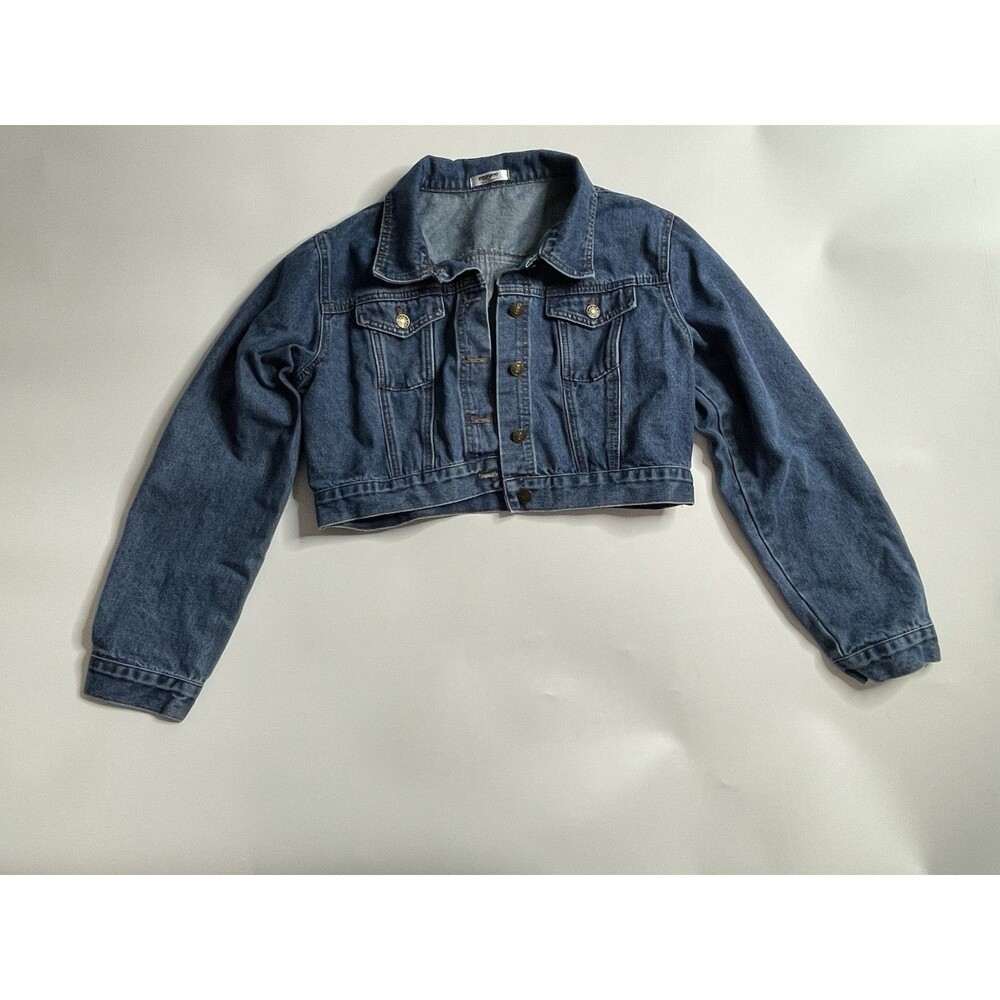 Zeagoo Cropped Denim Jean Jacket  Xl